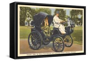 1894 Daimler, Greenfield Village, Dearborn, Michigan-null-Framed Stretched Canvas