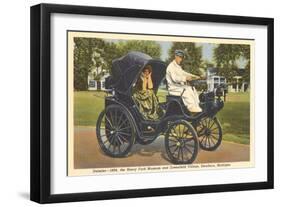 1894 Daimler, Greenfield Village, Dearborn, Michigan-null-Framed Art Print