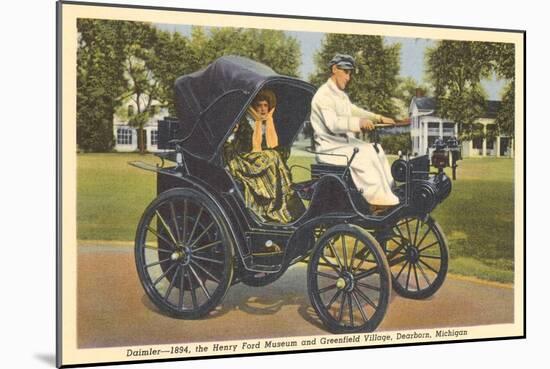 1894 Daimler, Greenfield Village, Dearborn, Michigan-null-Mounted Art Print
