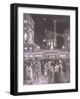 1894- Drawing la Sortie du Moulin Rouge-null-Framed Giclee Print