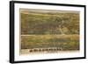 1894, Los Angeles, Drawn and Lithographed by B.W. Pierece, 1894, California, United States-null-Framed Giclee Print