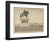 1894 Statue Is Erected in Memory of Henry Iv-Jacques de Breville-Framed Art Print