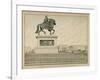 1894 Statue Is Erected in Memory of Henry Iv-Jacques de Breville-Framed Art Print