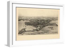 1894, Winthrop Bird's Eye View, Massachusetts, United States-null-Framed Giclee Print