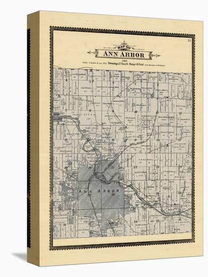 1895, Ann Arbor Township, Michigan, United States-null-Stretched Canvas