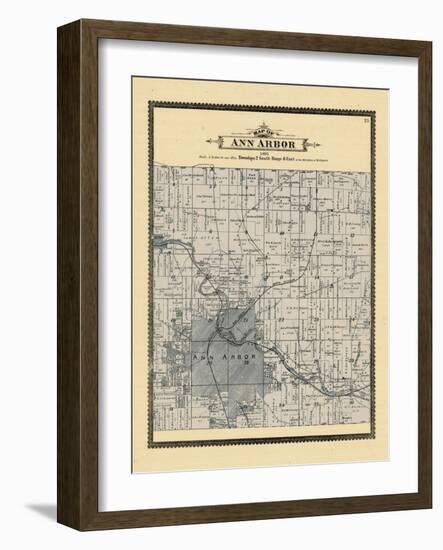 1895, Ann Arbor Township, Michigan, United States-null-Framed Giclee Print