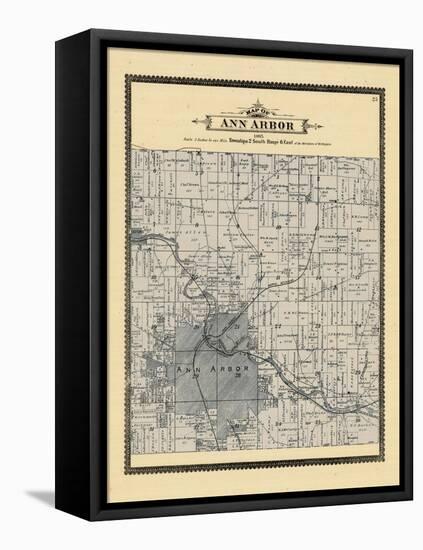 1895, Ann Arbor Township, Michigan, United States-null-Framed Stretched Canvas