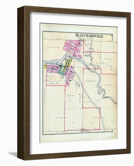 1895, Blanchardville, Wisconsin, United States-null-Framed Giclee Print