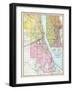 1895, Chicago Railroad Terminal Map 1895, Illinois, United States-null-Framed Giclee Print