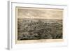 1895, Kennebunk Bird's Eye View, Maine, United States-null-Framed Giclee Print