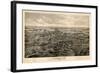 1895, Kennebunk Bird's Eye View, Maine, United States-null-Framed Giclee Print