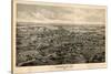 1895, Kennebunk Bird's Eye View, Maine, United States-null-Stretched Canvas