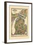 1895, Michigan State Map, Michigan, United States-null-Framed Giclee Print