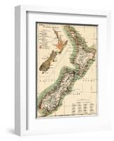 1895, New Zealand-null-Framed Giclee Print