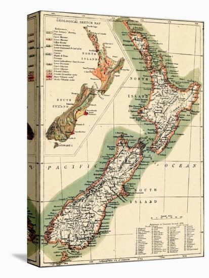 1895, New Zealand-null-Stretched Canvas