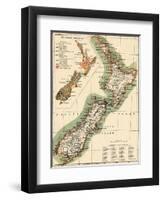 1895, New Zealand-null-Framed Premium Giclee Print