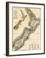 1895, New Zealand-null-Framed Giclee Print