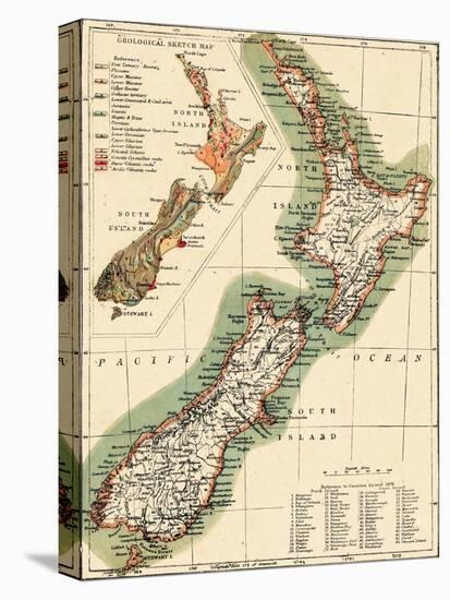 1895, New Zealand-null-Stretched Canvas