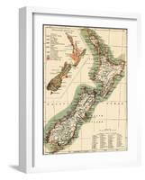 1895, New Zealand-null-Framed Giclee Print