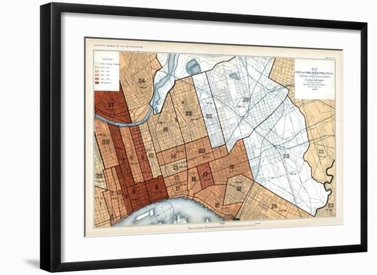 1895, Philadelphia, Consumption, Pennsylvania, United States-null-Framed Giclee Print