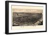 1895, Saint Louis 1895c Bird's Eye View, Missouri, United States-null-Framed Giclee Print