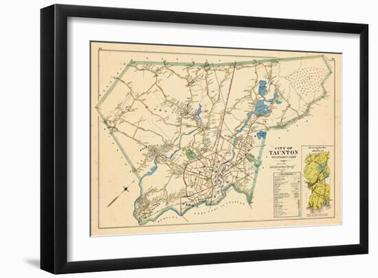 1895, Taunton City, Massachusetts, United States-null-Framed Giclee Print