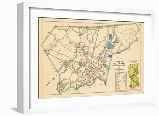 1895, Taunton City, Massachusetts, United States-null-Framed Giclee Print