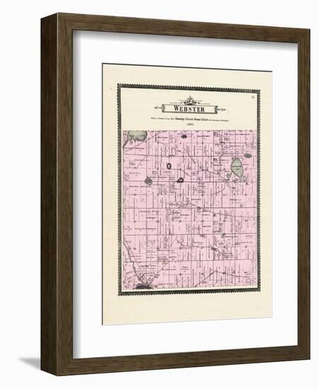 1895, Webster Township, Michigan, United States-null-Framed Giclee Print