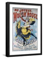 1896- Au Joyeux Moulin Rouge - Choubrac-Alfred Choubrac-Framed Premium Giclee Print