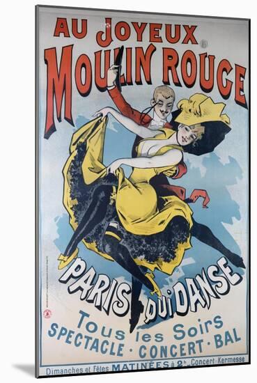 1896- Au Joyeux Moulin Rouge - Choubrac-Alfred Choubrac-Mounted Giclee Print