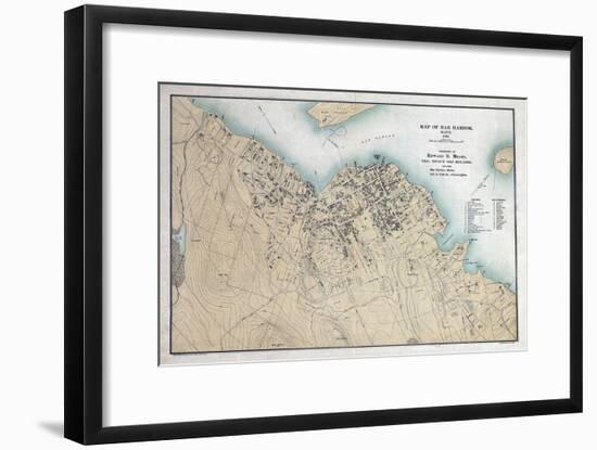 1896, Bar Harbor 1896, Maine, United States-null-Framed Giclee Print