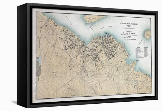 1896, Bar Harbor 1896, Maine, United States-null-Framed Stretched Canvas