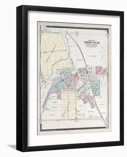 1896, Birmingham, Michigan, United States-null-Framed Giclee Print