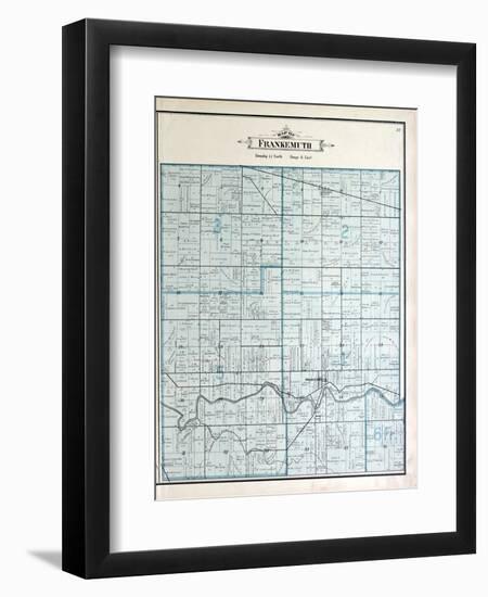 1896, Frankenmuth Township, Dead River, Michigan, United States-null-Framed Giclee Print