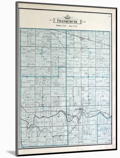 1896, Frankenmuth Township, Dead River, Michigan, United States-null-Mounted Giclee Print