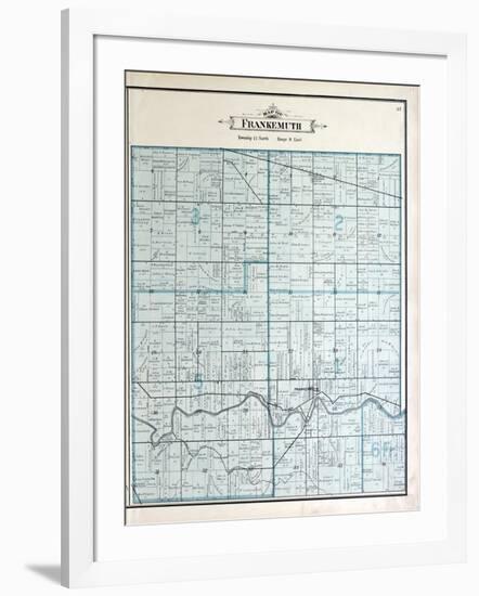 1896, Frankenmuth Township, Dead River, Michigan, United States-null-Framed Giclee Print