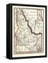 1896, Idaho State Map 24x29, Idaho, United States-null-Framed Stretched Canvas