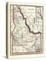 1896, Idaho State Map 24x29, Idaho, United States-null-Stretched Canvas