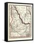 1896, Idaho State Map 24x29, Idaho, United States-null-Framed Stretched Canvas