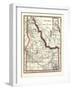 1896, Idaho State Map 24x29, Idaho, United States-null-Framed Giclee Print