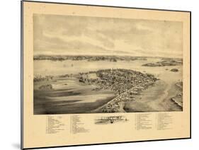 1896, Lubec, Maine-null-Mounted Giclee Print