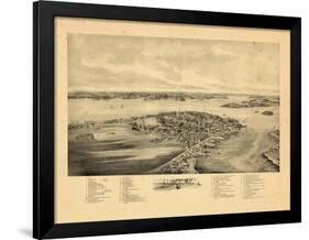 1896, Lubec, Maine-null-Framed Giclee Print