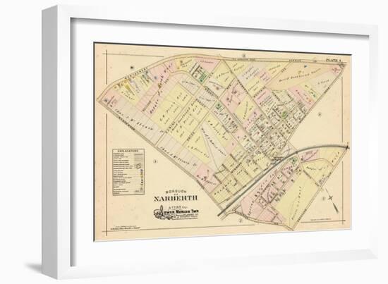 1896, Narberth, Pennsylvania, United States-null-Framed Giclee Print