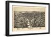 1896, New Castle Bird's Eye View, Pennsylvania, United States-null-Framed Giclee Print