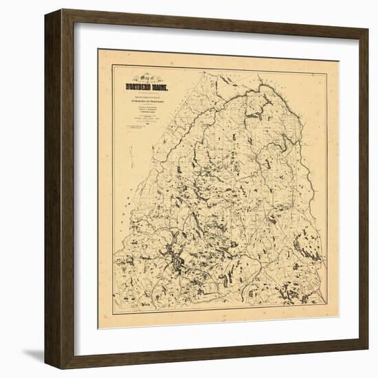 1896, Northern Maine-null-Framed Giclee Print