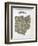 1896, Ohio State Map, Ohio, United States-null-Framed Giclee Print