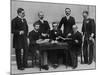 1896 Olympic Committee: Baron Pierre de Coubertin is Second from the Left-null-Mounted Photographic Print