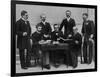 1896 Olympic Committee: Baron Pierre de Coubertin is Second from the Left-null-Framed Photographic Print