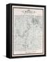 1896, Orion Township, Voorheis Lake, Mahopac, Cole, Lake Judah, Mud Lake, Mill Lake, Michigan, Unit-null-Framed Stretched Canvas