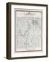 1896, Orion Township, Voorheis Lake, Mahopac, Cole, Lake Judah, Mud Lake, Mill Lake, Michigan, Unit-null-Framed Giclee Print